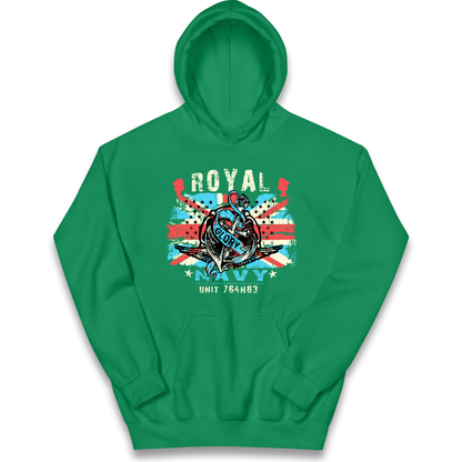 Royal Navy Glory Unit 764H83 kids hoodie