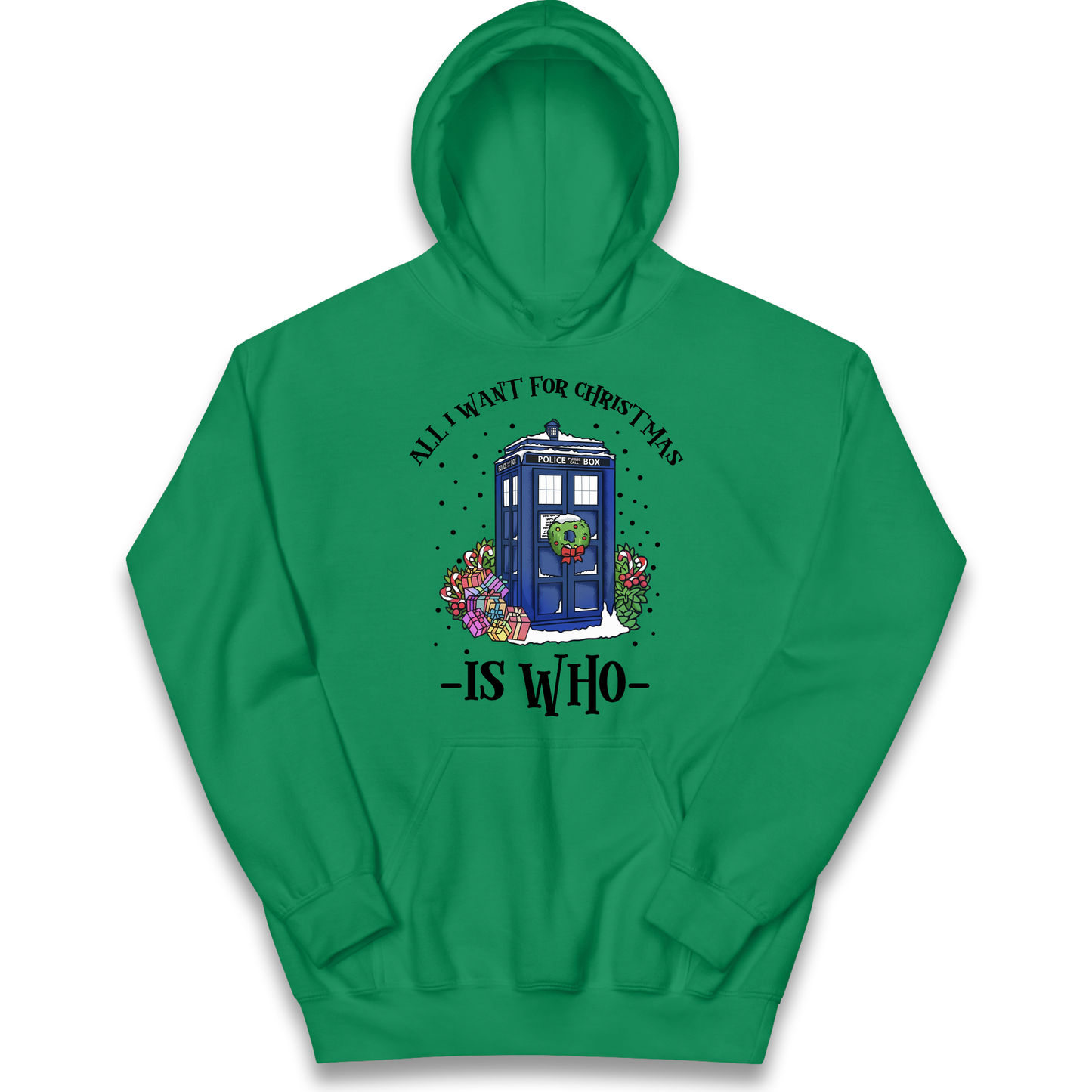 Dr Who Christmas kids hoodie