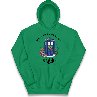 Dr Who Christmas kids hoodie