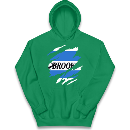 Retro QPR 1992 Torn Effect kids hoodie