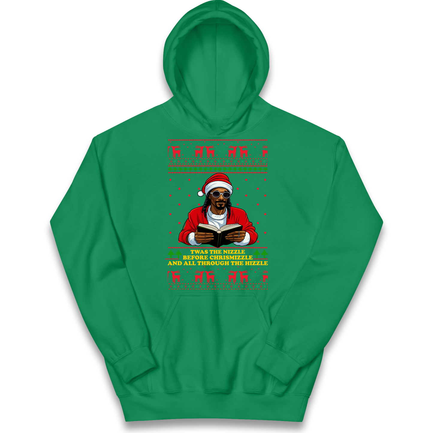Snoop Dogg Nizzle Christmas Kids Hoodie