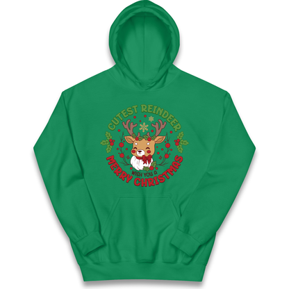 Cutest Reindeer kids hoodie