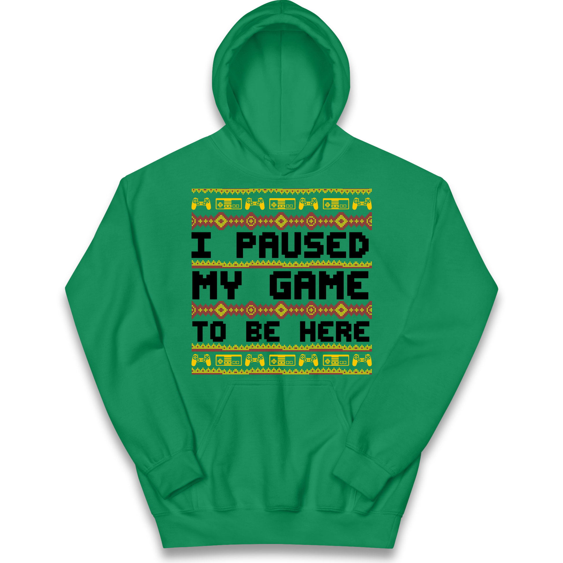 Paused My Game Kids Hoodie