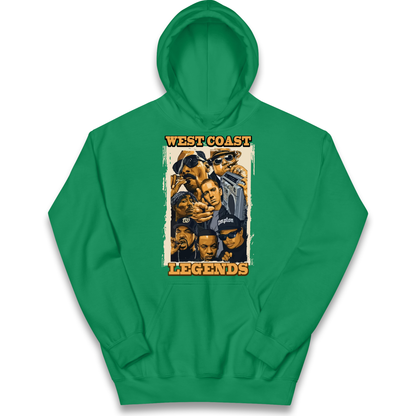 West Coast Legends Rappers kids hoodie