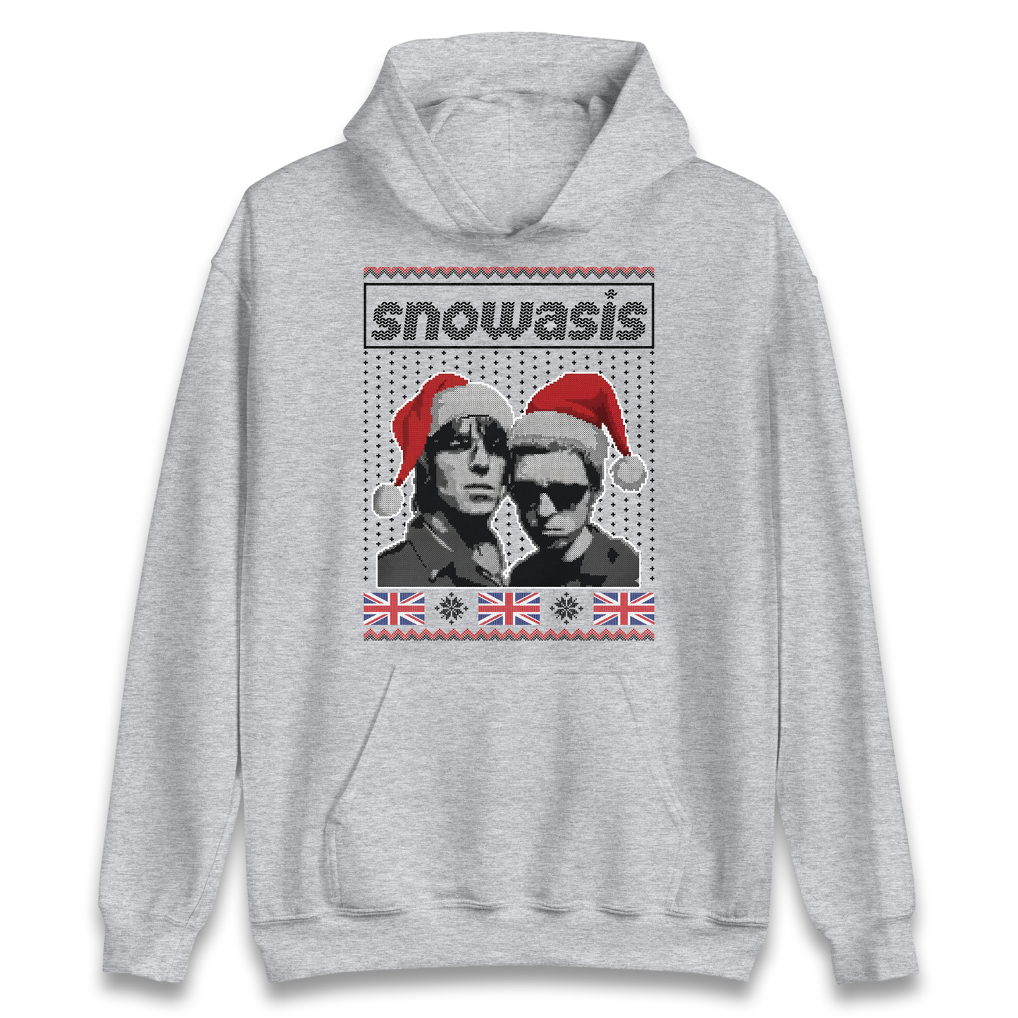 Snowasis Union Jack Christmas Hoodie