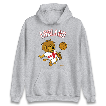 England World Cup Willie 1966 Football Hoodie