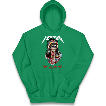 Yeezus God Wants You kids hoodie