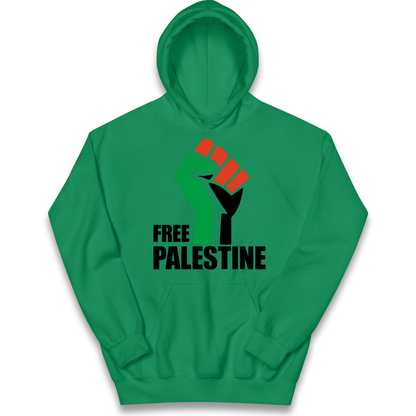 Free Palestine kids hoodie