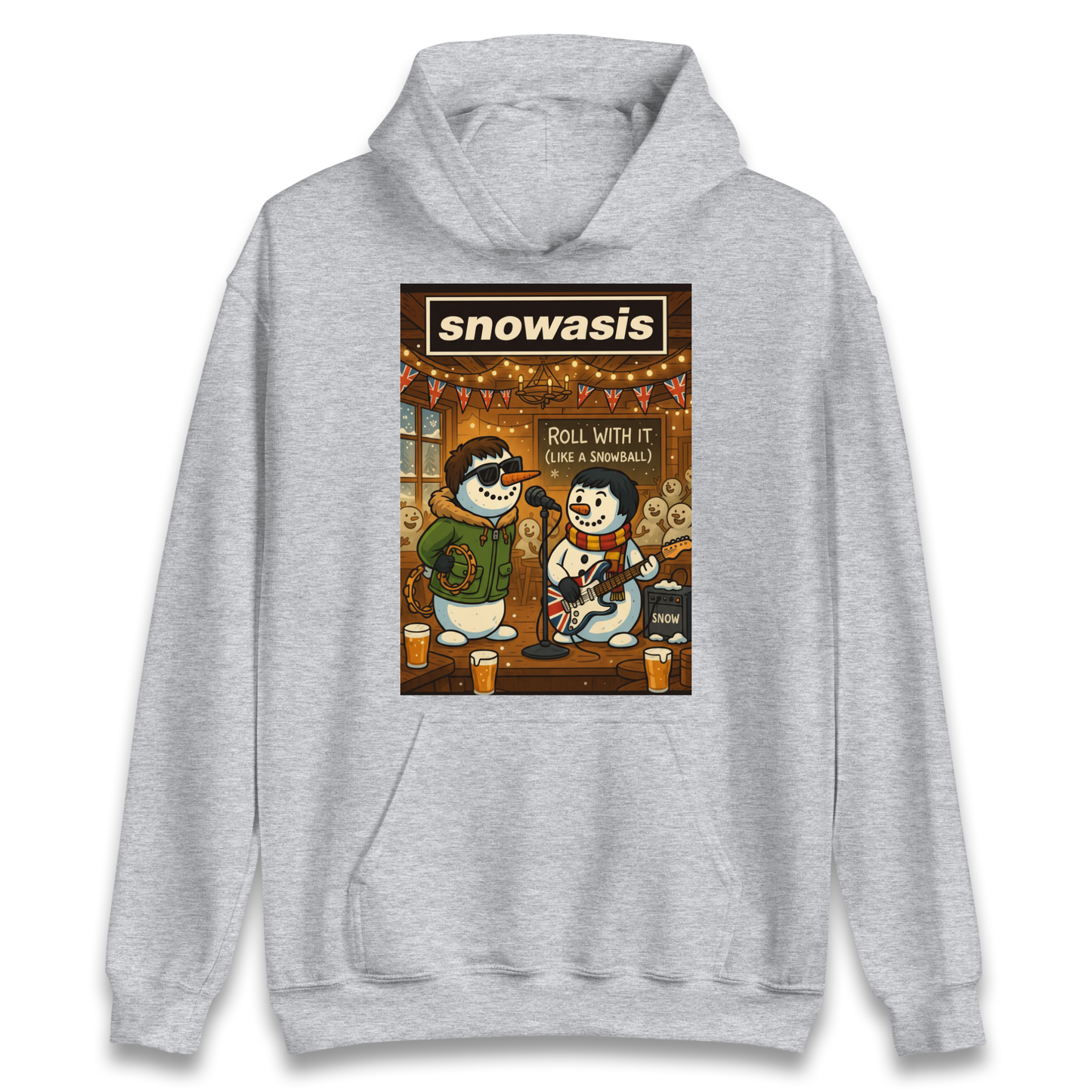 Snowasis Roll Christmas Hoodie