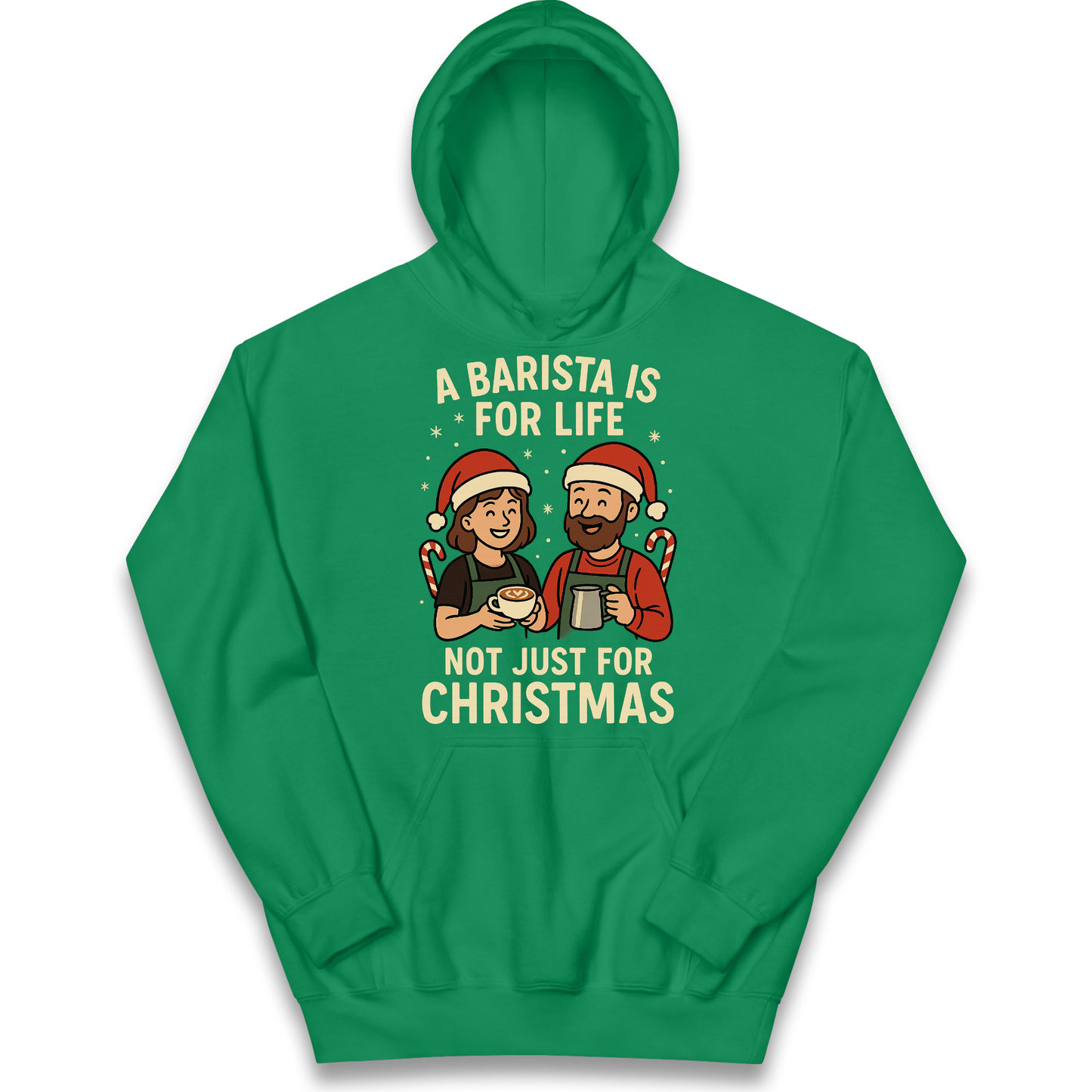 Barista Christmas Kids Hoodie