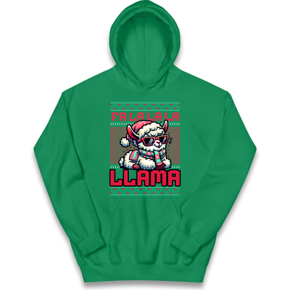 FA LA LA LA LLAMA kids hoodie