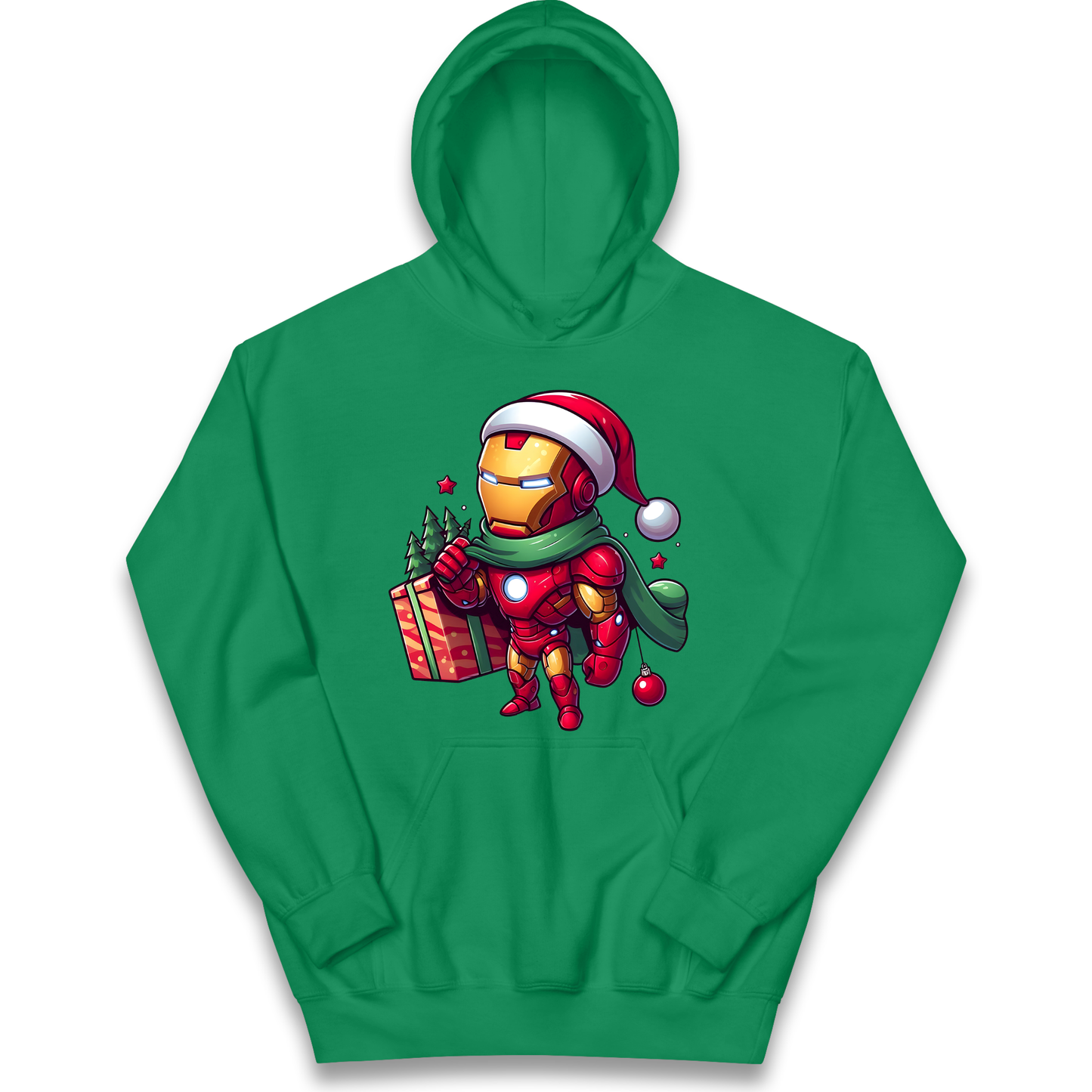 Ironman Santa kids hoodie