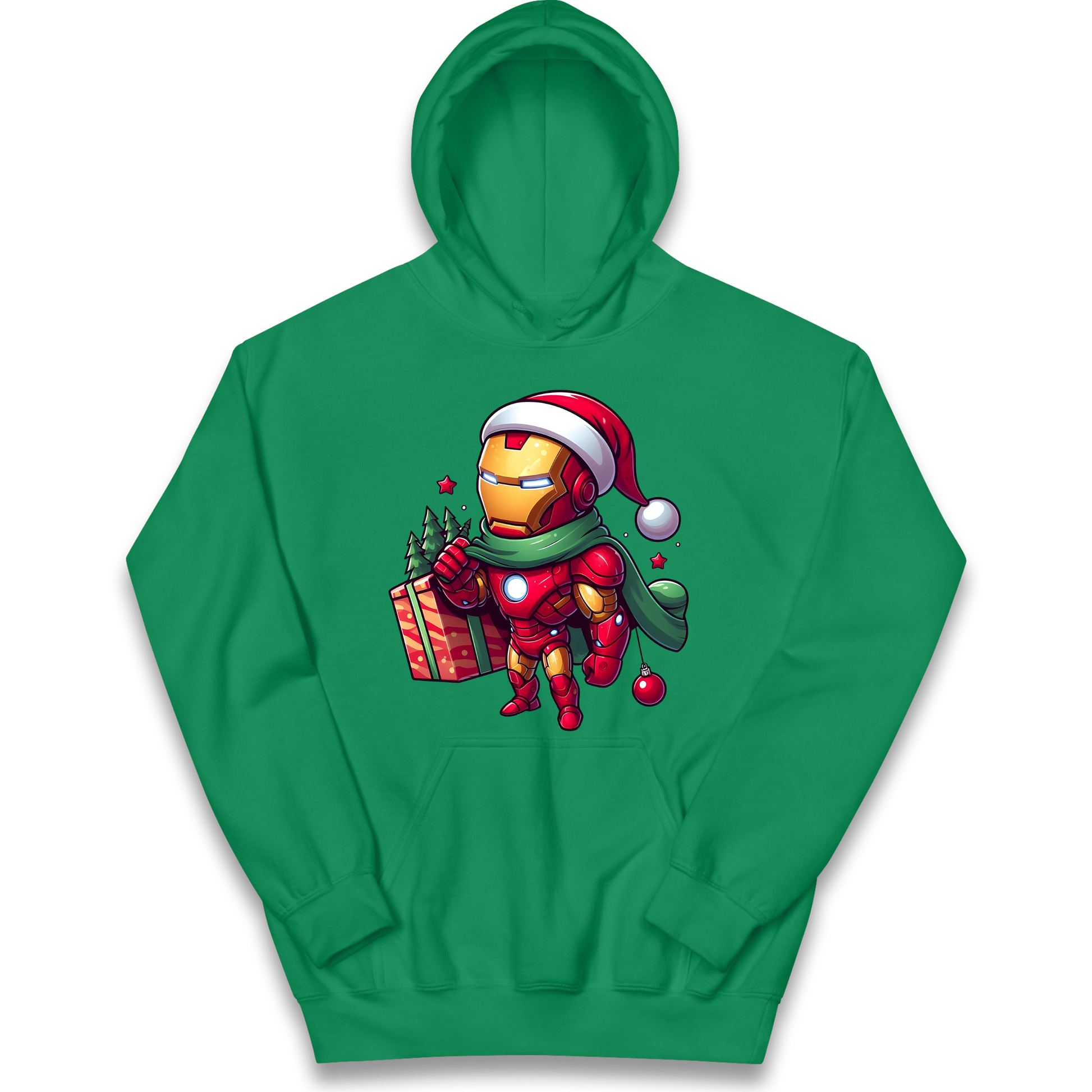 Ironman Santa kids hoodie