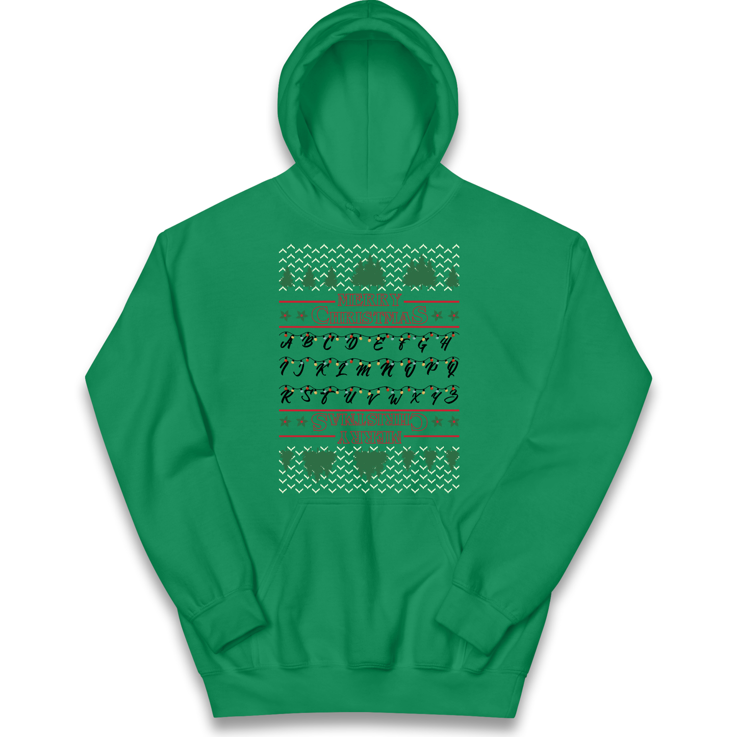 stranger things christmas jumper Kids Hoodie