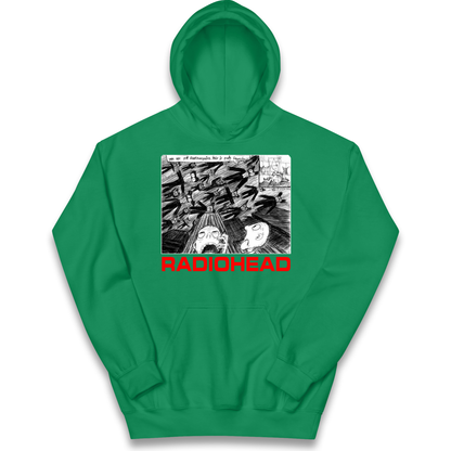 Radiohead We Are Not Screaming kids hoodie