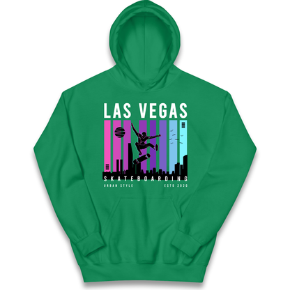 Las Vegas Skateboarding kids hoodie