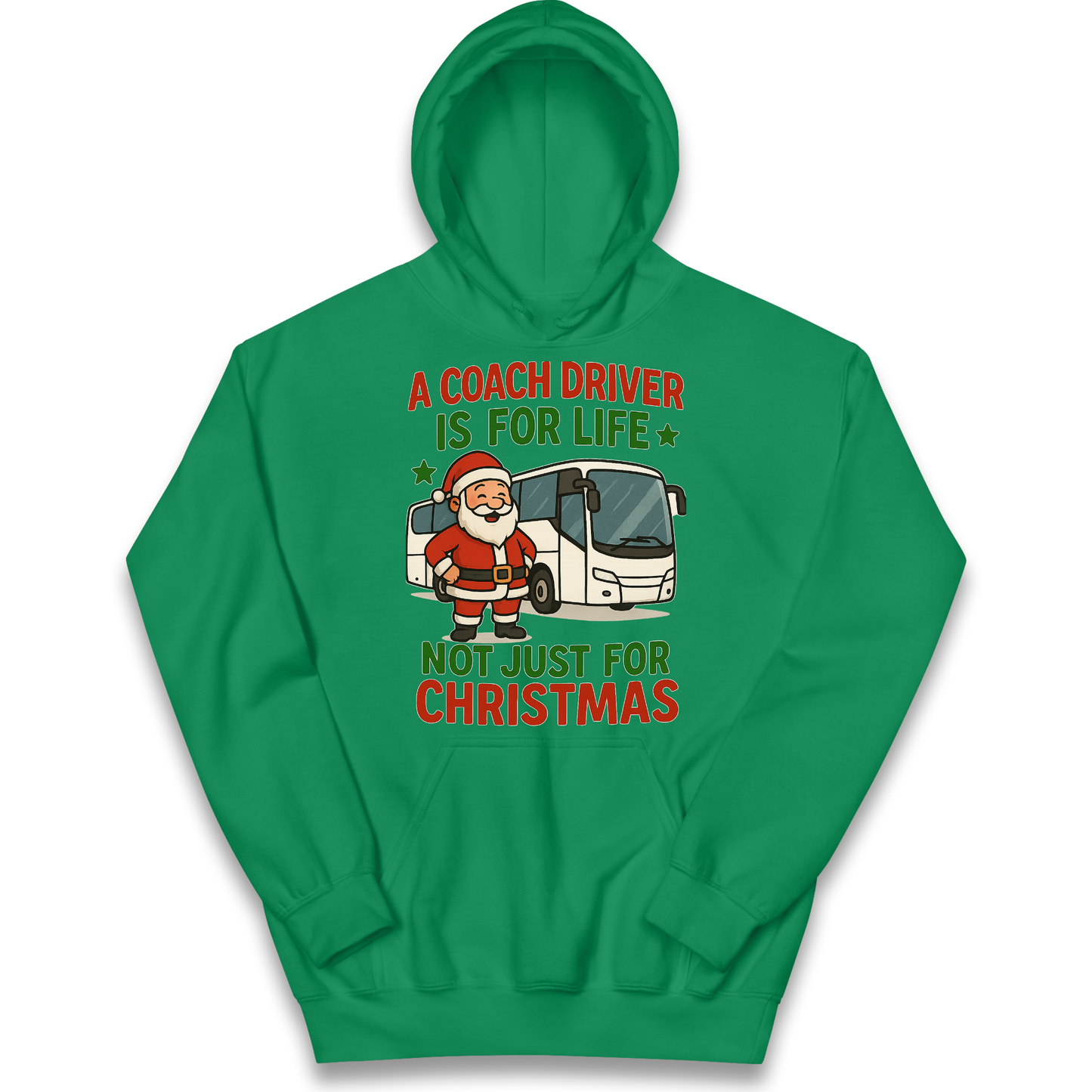 Coach Driver Christmas Kids Hoodie