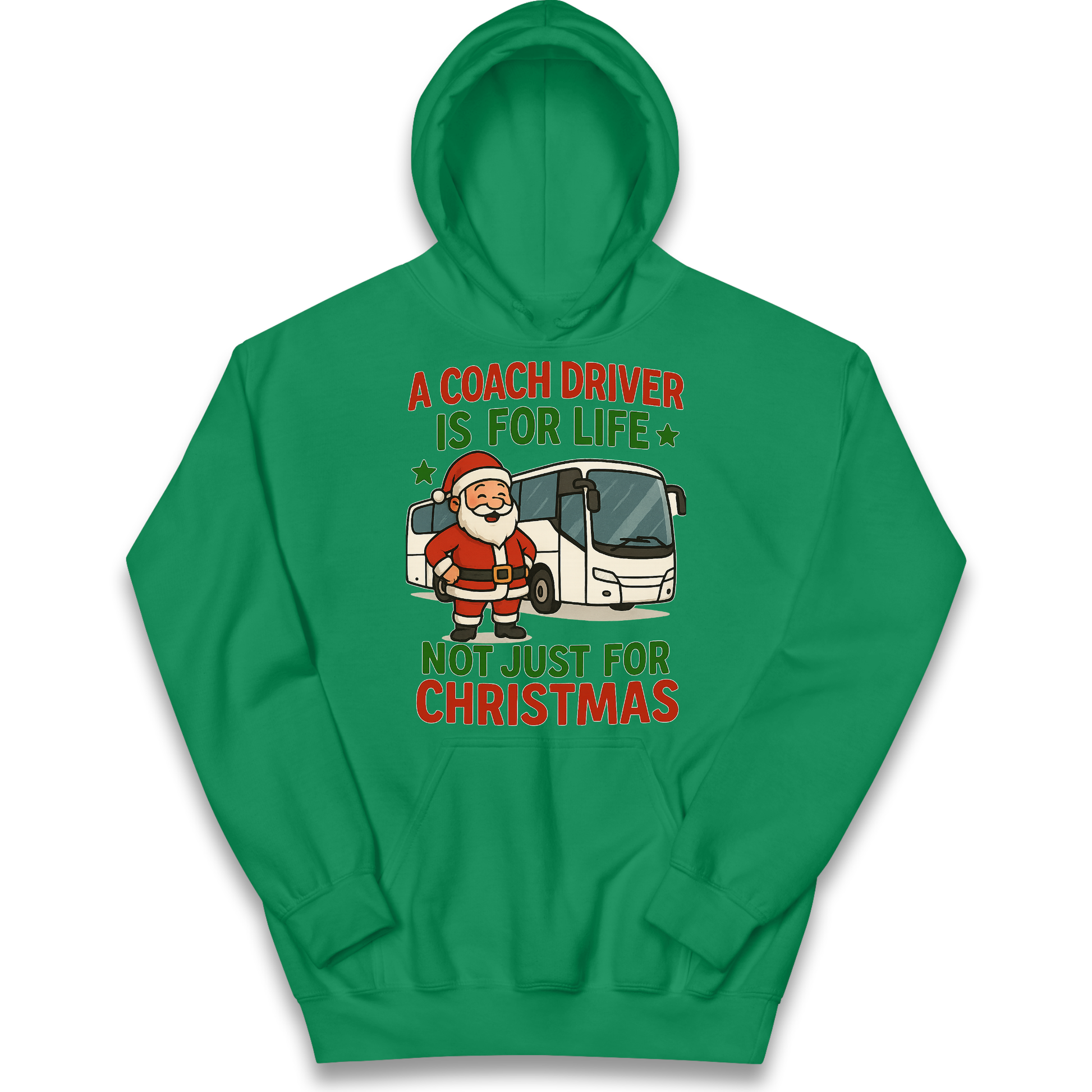 Coach Driver Christmas Kids Hoodie