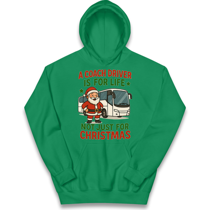 Coach Driver Christmas Kids Hoodie