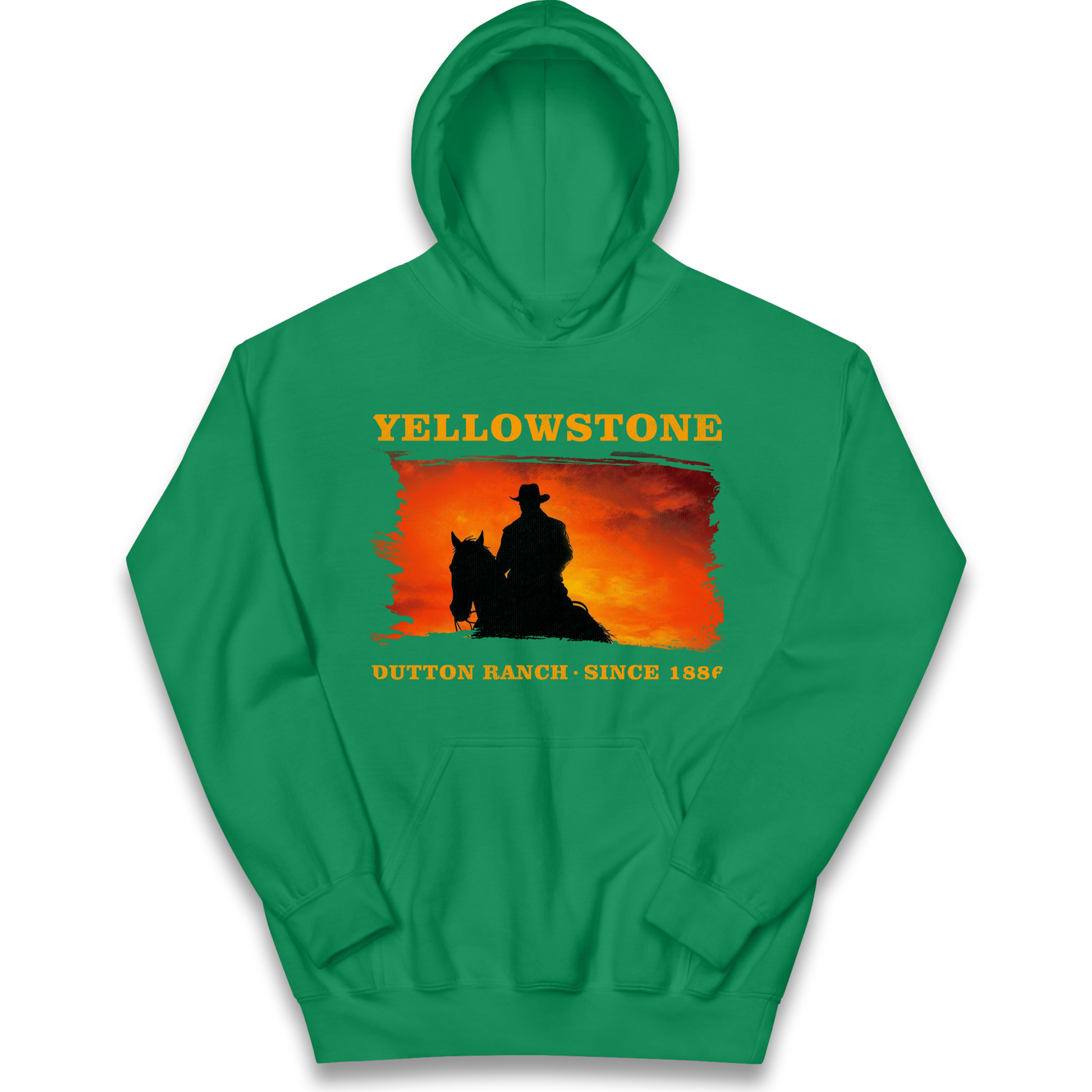 Yellowstone Dutton Ranch Since 1886 kids hoodie
