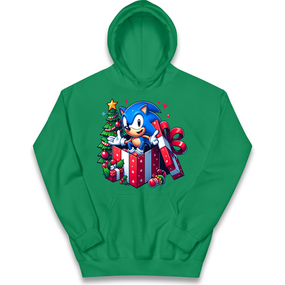 Sonic The Hedgehog Christmas kids hoodie