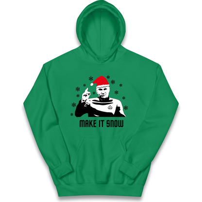 Make It Snow kids hoodie