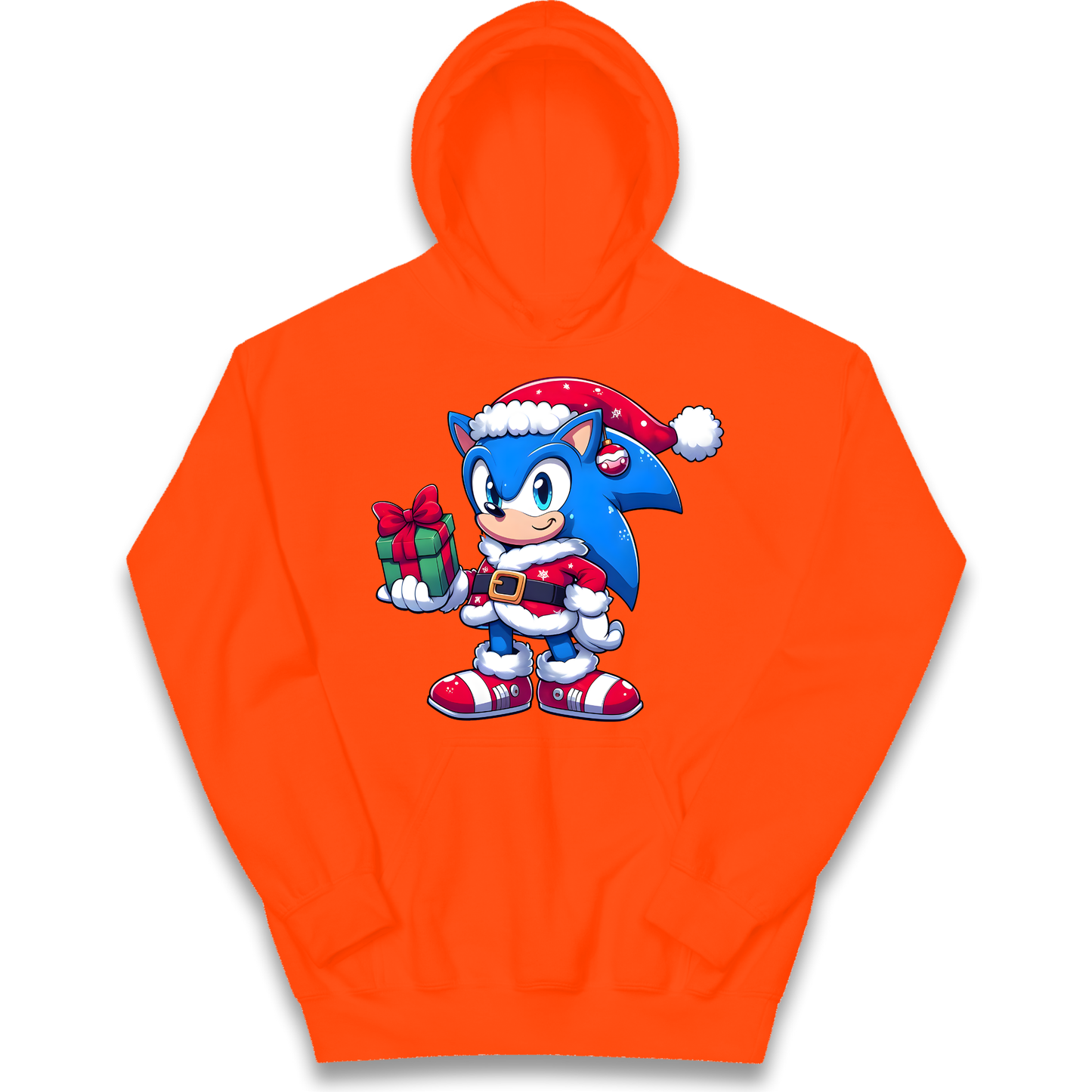 Sonic The Hedgehog Santa kids hoodie