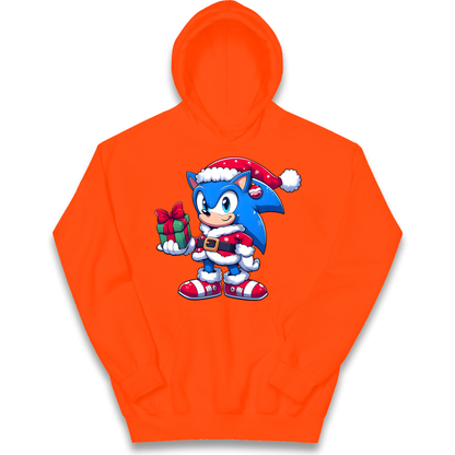 Sonic The Hedgehog Santa kids hoodie