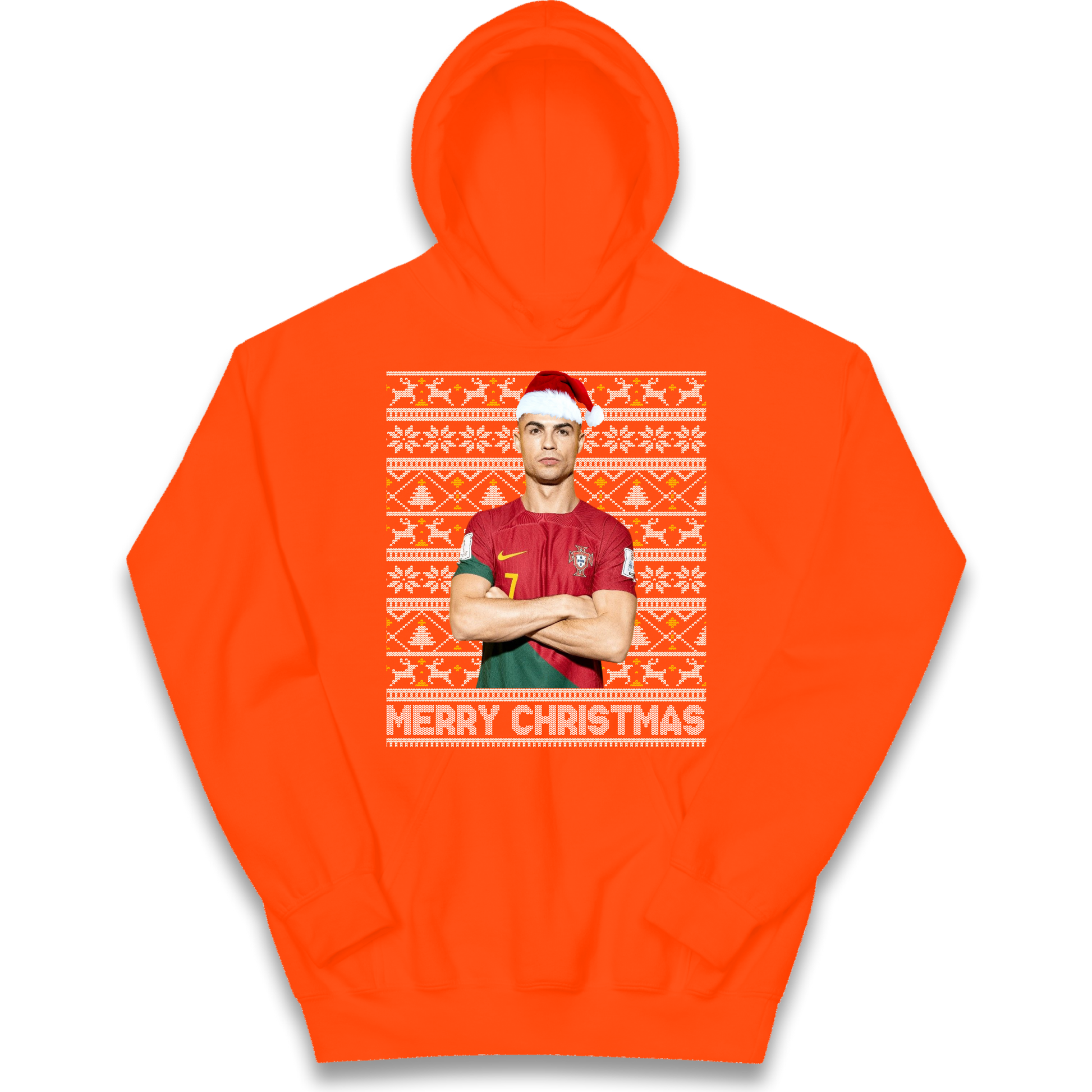 Merry Christmas Ronaldo kids hoodie