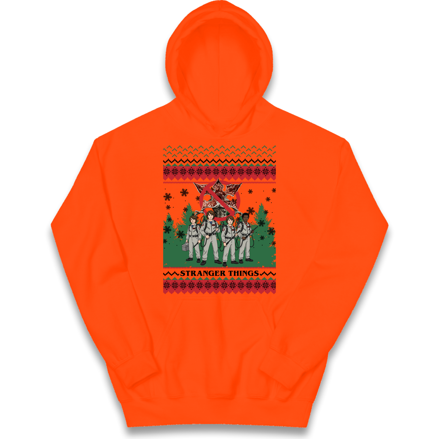 Stranger Things Demogorgon Christmas Kids Hoodie