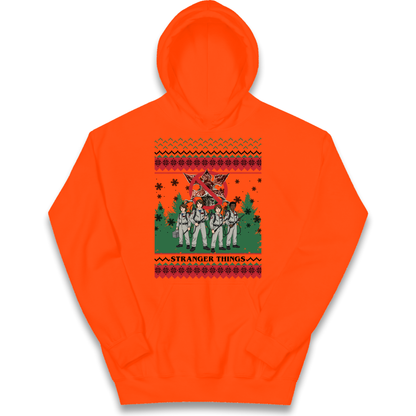 Stranger Things Demogorgon Christmas Kids Hoodie