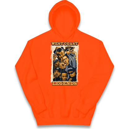 West Coast Legends Rappers kids hoodie