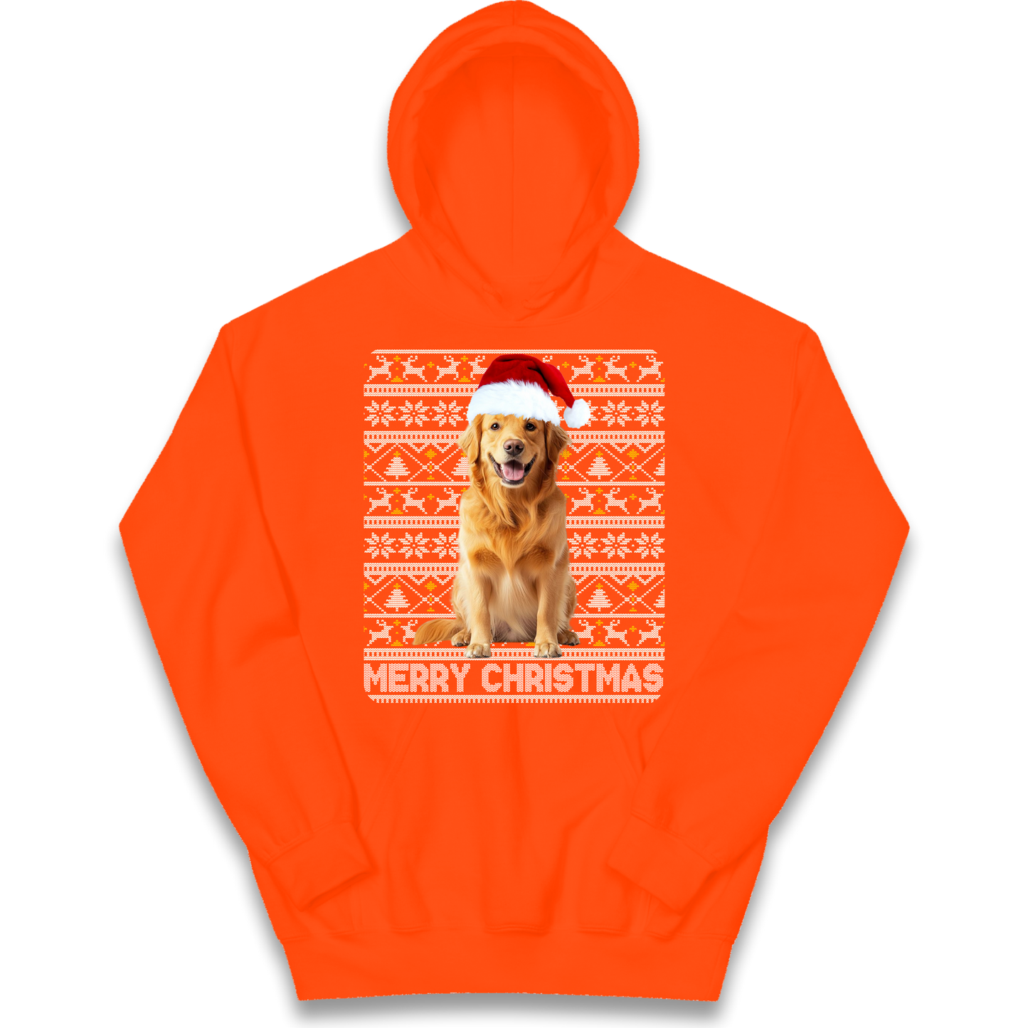Merry Christmas Dog kids hoodie