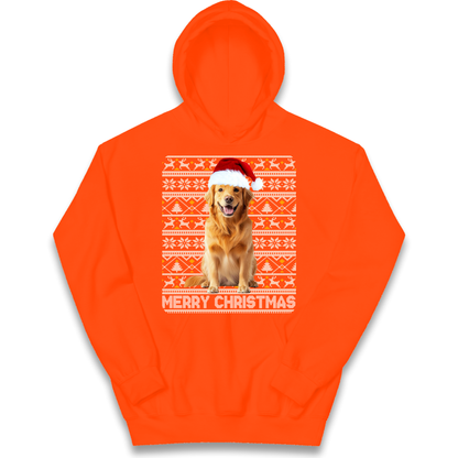 Merry Christmas Dog kids hoodie