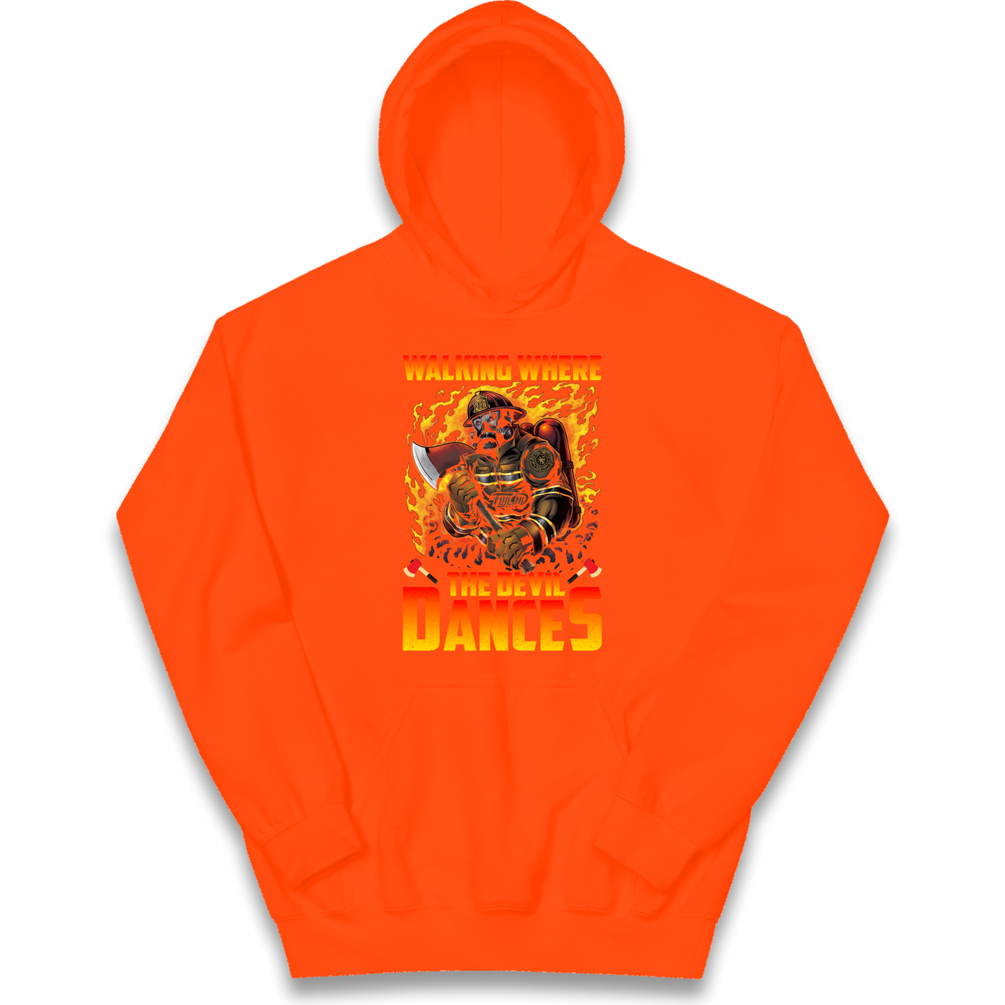 Walking Where The Devil Dances kids hoodie