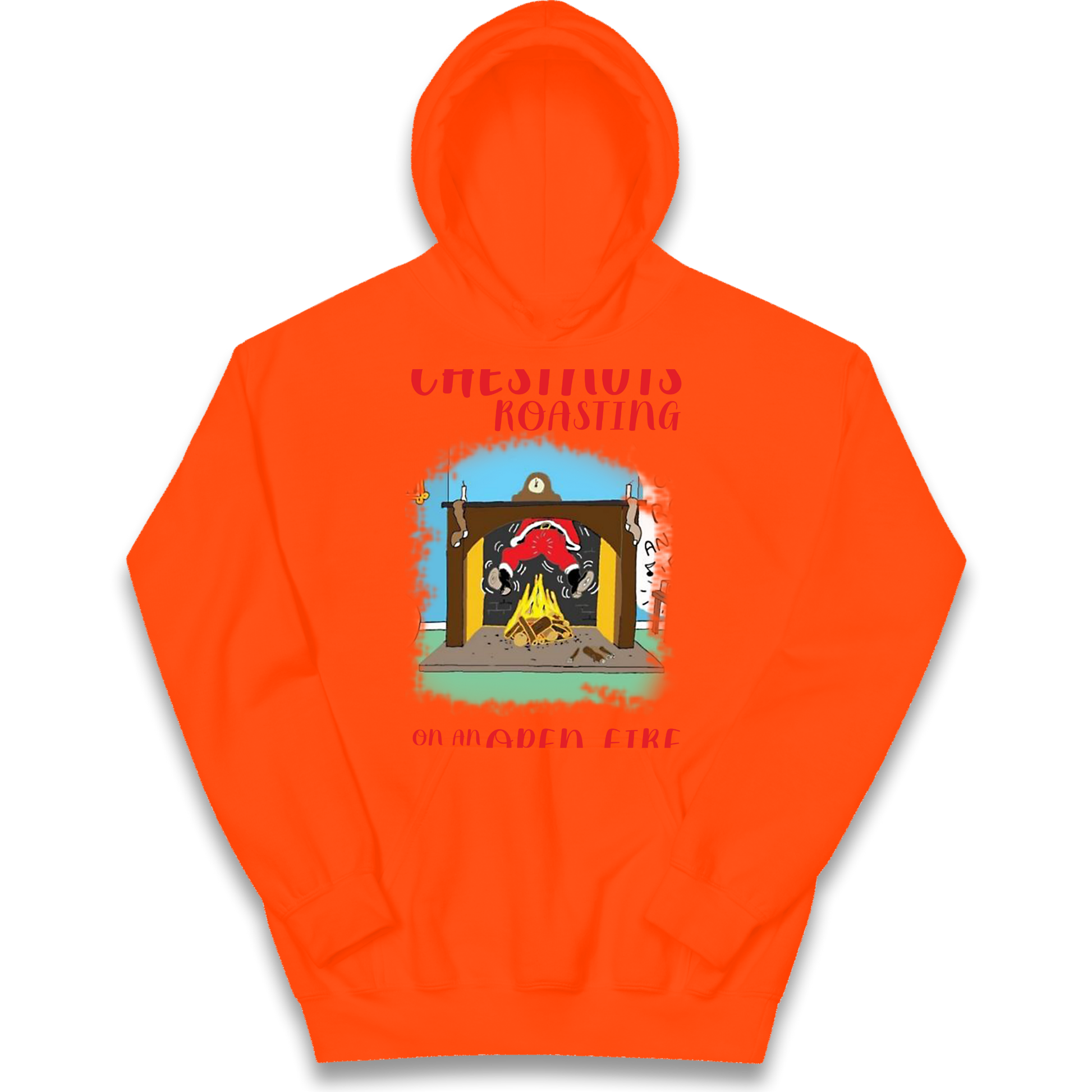 Chestnuts Roasting On An Open Fire Christmas kids hoodie