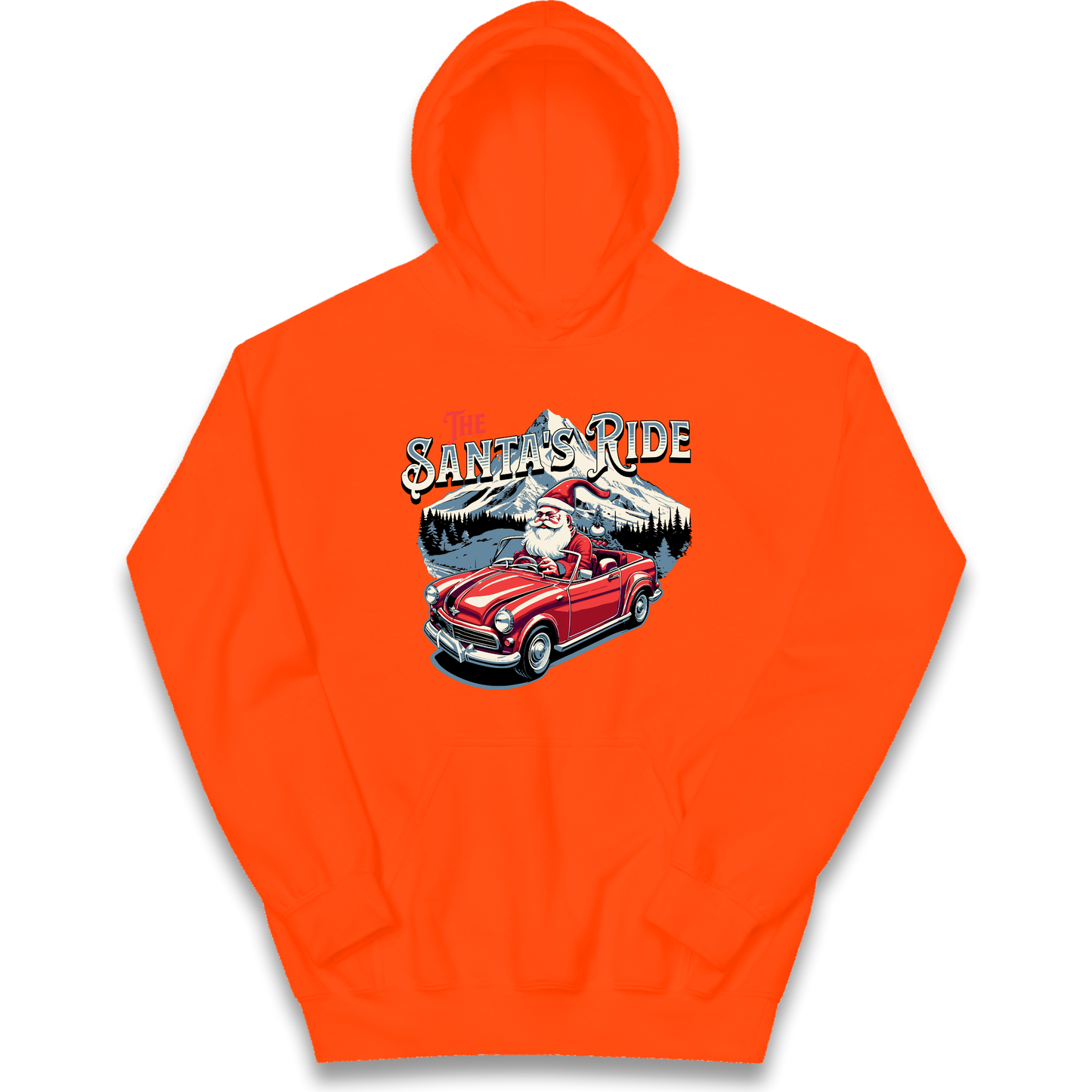 The Santas Ride Christmas kids hoodie
