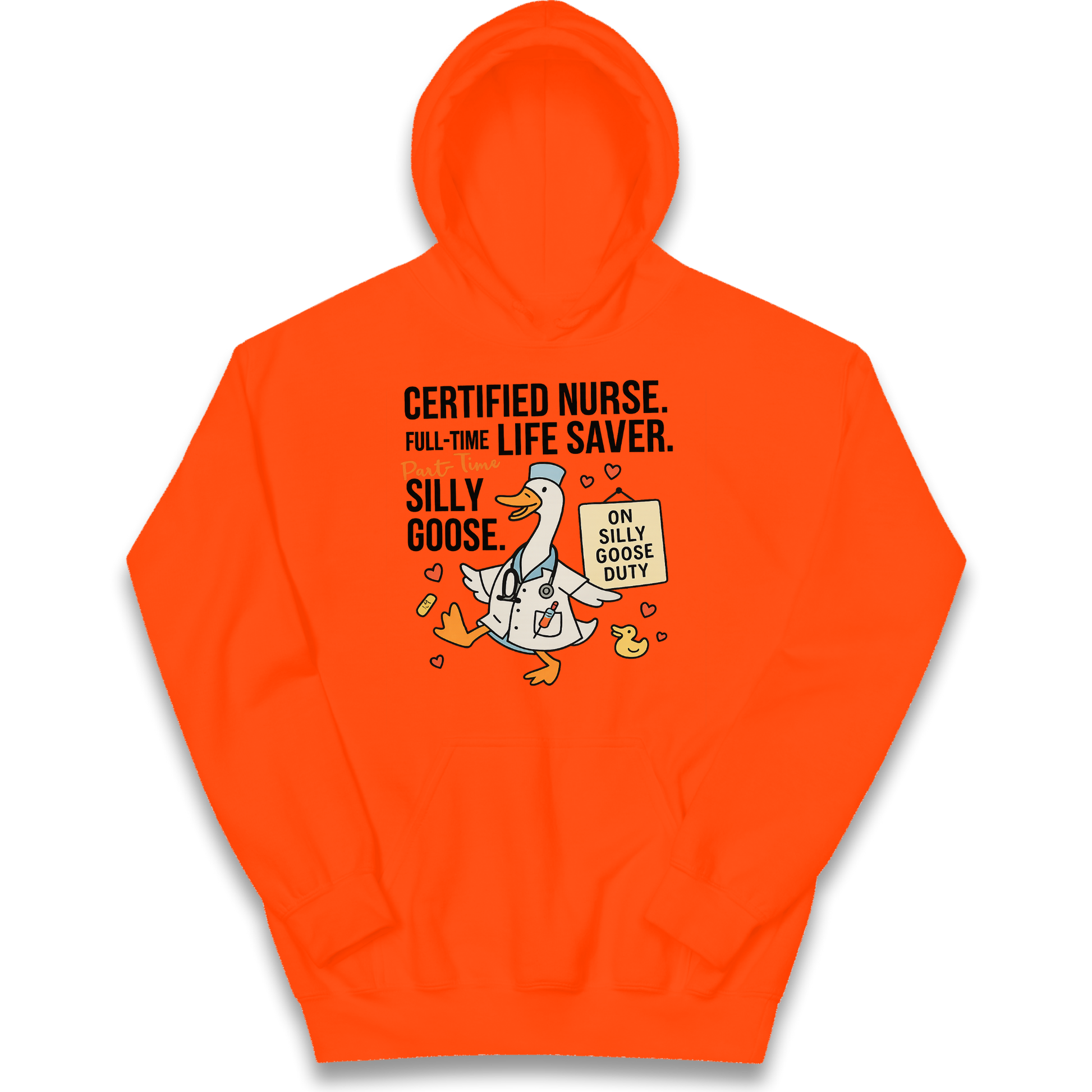 Full Time Nurse Part Time Silly Goose kids hoodie