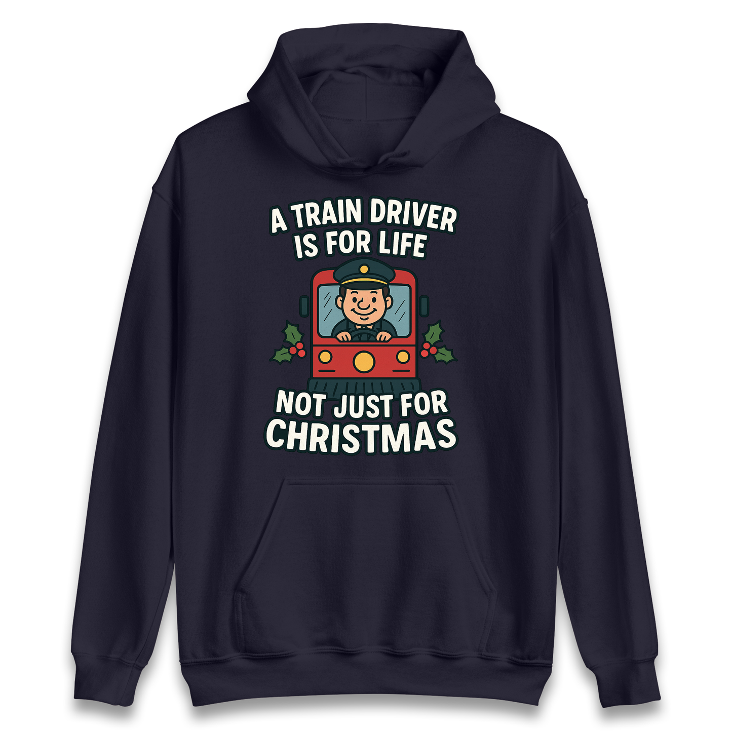 Train Driver Christmas Hoodie