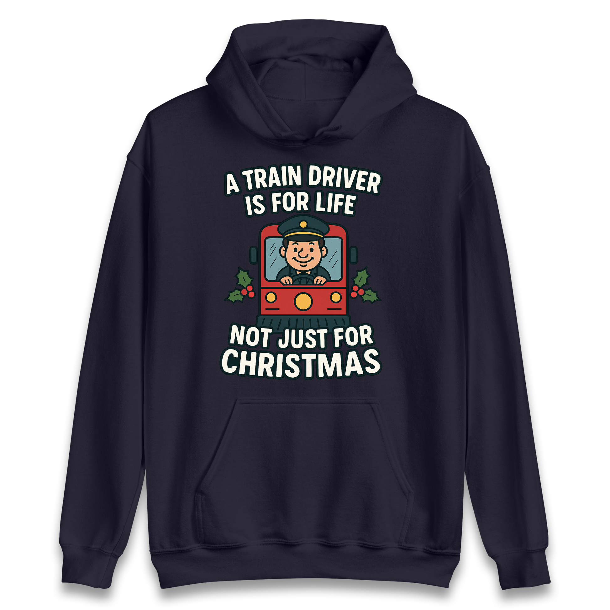 Train Driver Christmas Hoodie