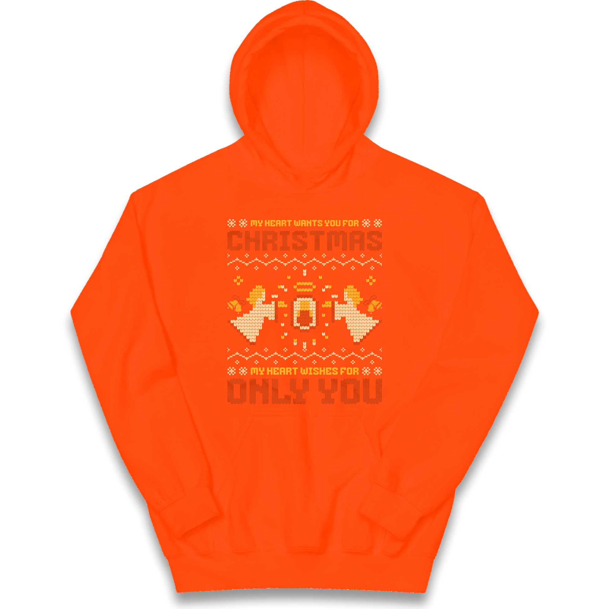 My Heart Wants You For Christmas Only You Christmas kids hoodie