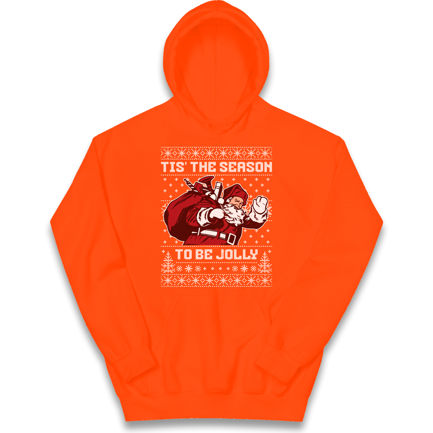 Tis The Season To Be Jolly Christmas kids hoodie