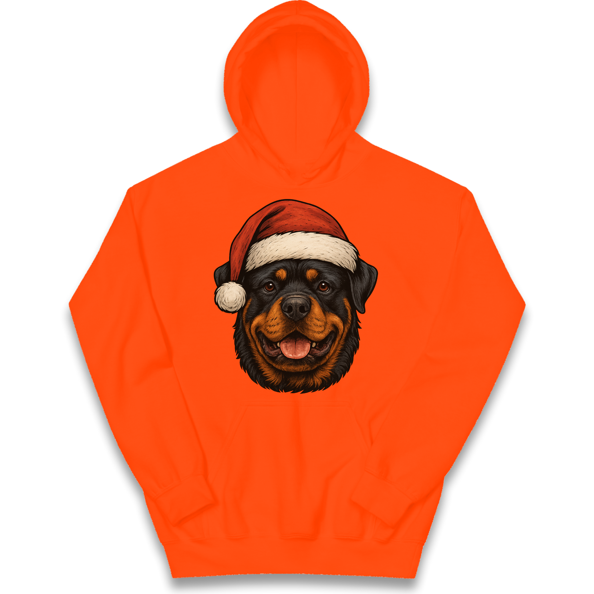 Rottweiler Christmas Kids Hoodie
