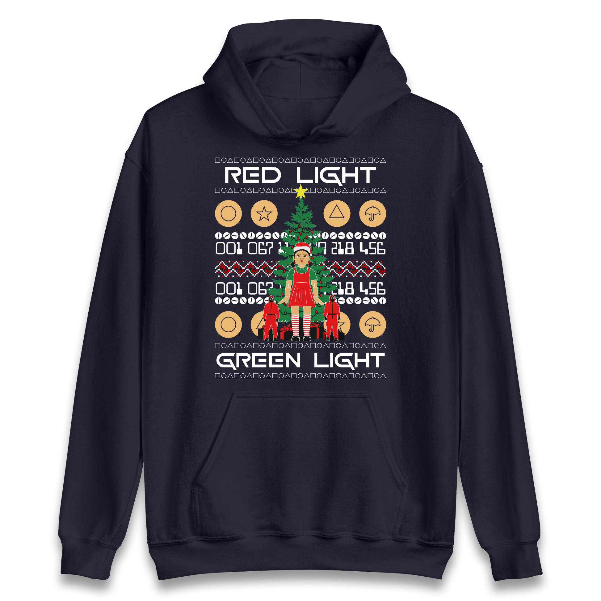 Squid Game Christmas Hoodie