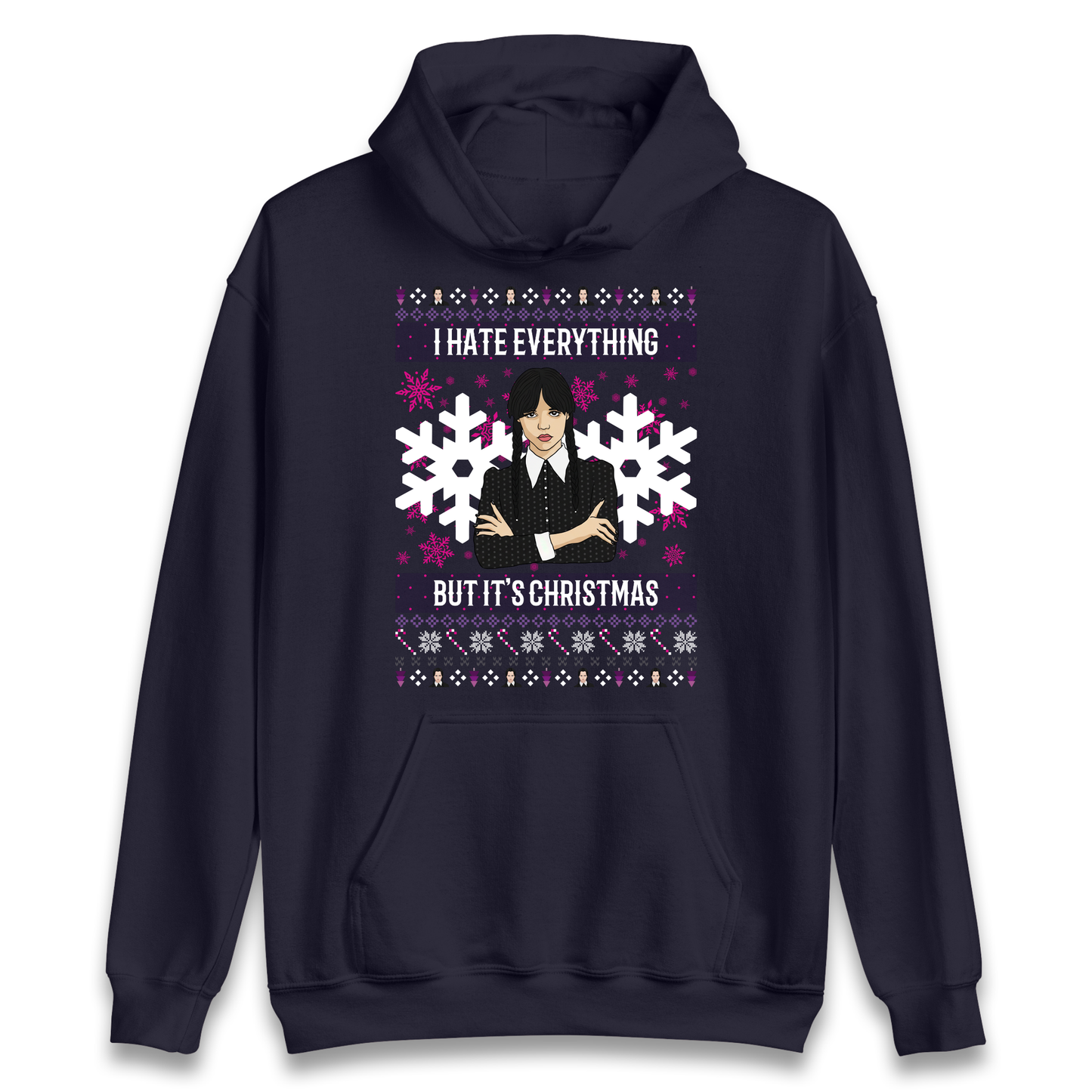 Wednesday addams Christmas Hoodie