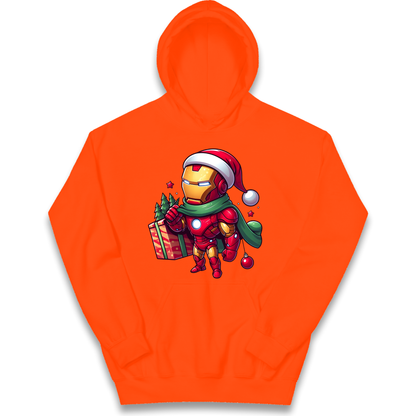 Ironman Santa kids hoodie
