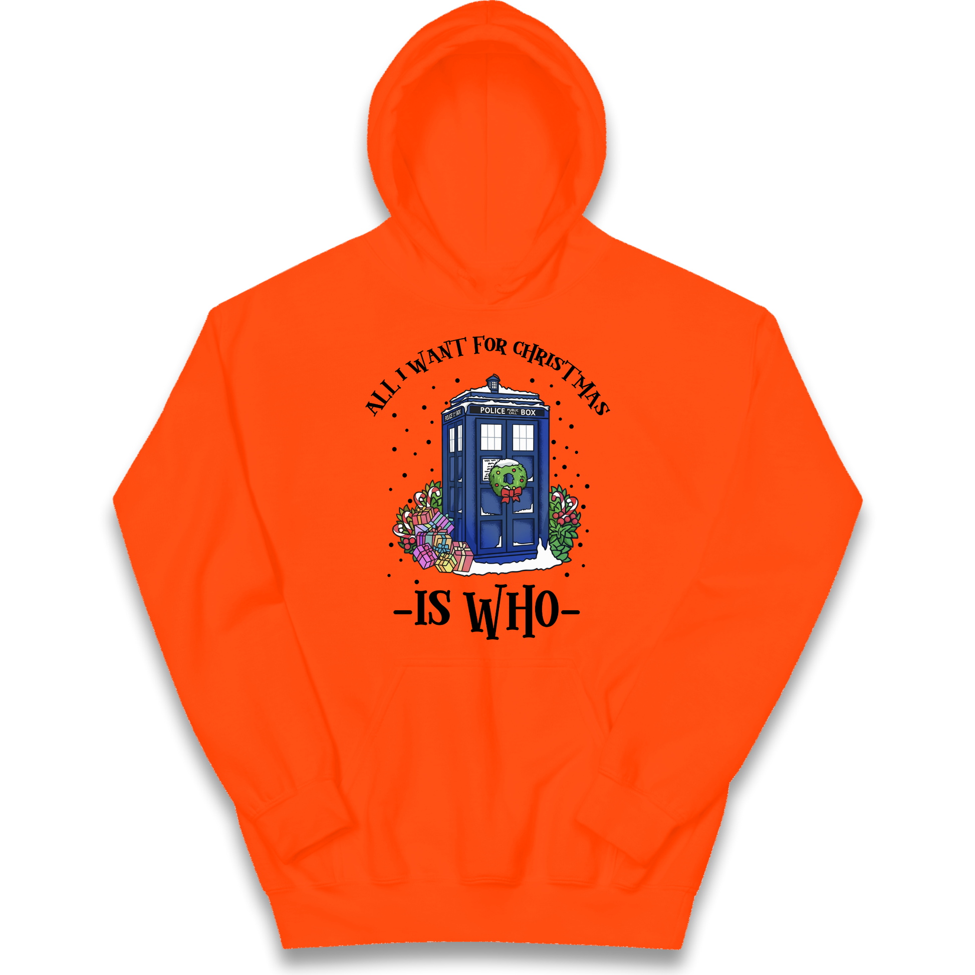 Dr Who Christmas kids hoodie