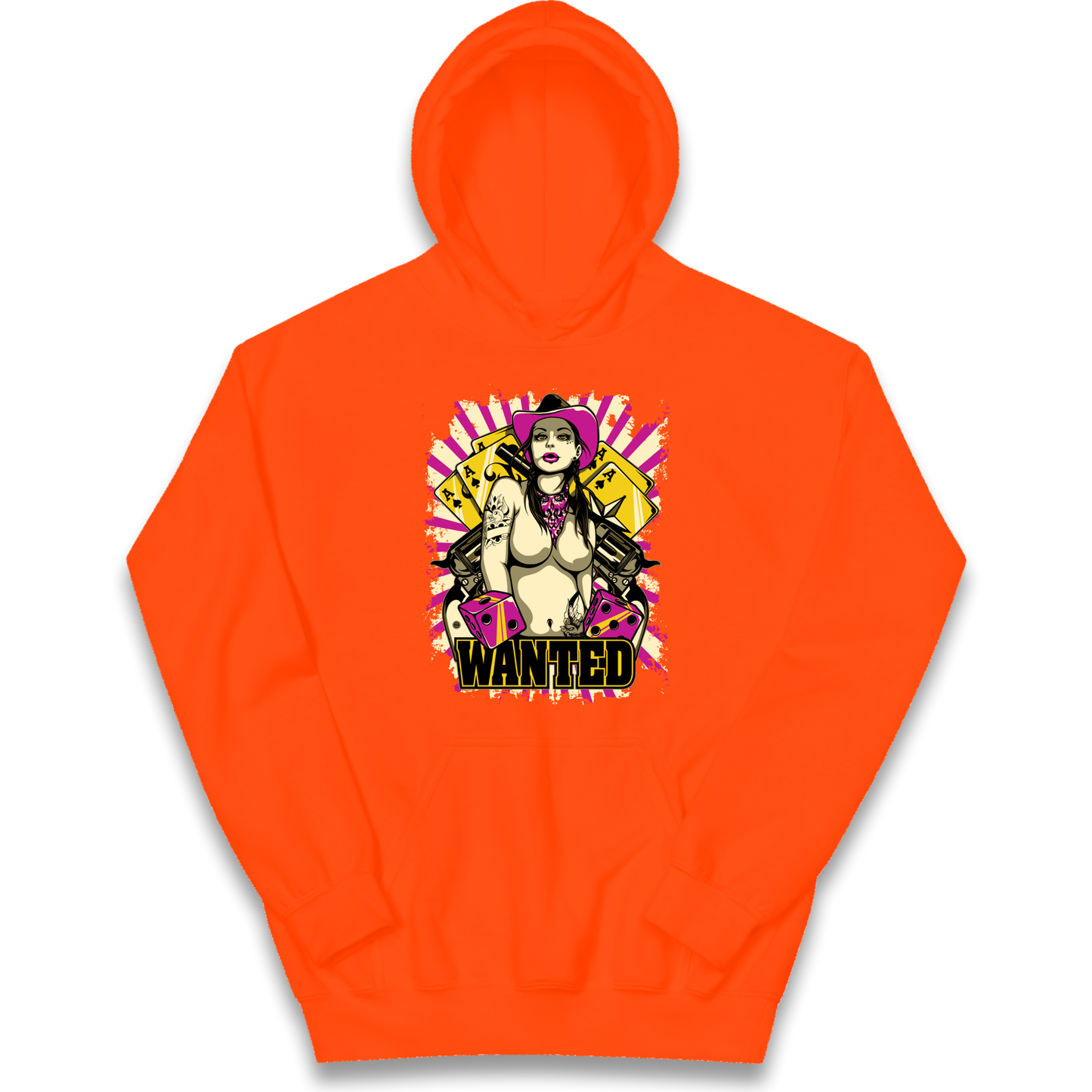Wanted Ace Of Spades kids hoodie