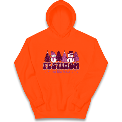 Festimom on The Loose kids hoodie