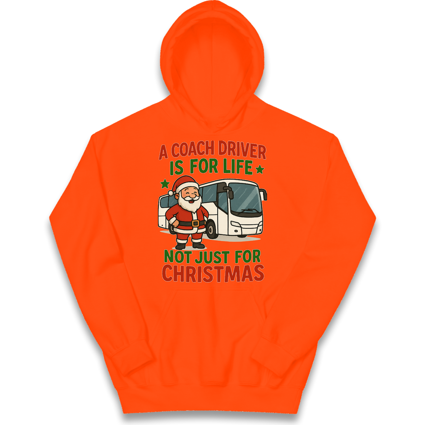 Coach Driver Christmas Kids Hoodie